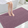 OLANLY Large Bathroom Rugs 47x32, Extra Soft Absorbent Chenille Bath Rugs, Rubber Backing Quick Dry, Machine Washable Bath Mats for Bathroom Floor, Tub and Shower, Home Decor Accessories, Deep Plum