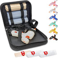 MONVICT Hot Glue Gun Kit, Mini Glue Gun with Carrying Case, White, 30W | 20 Pcs Premium Glue Sticks, 10 Pcs Wood Craft sticks, Fast Preheating Hot Melt Glue Gun for School Crafts DIY Arts Gift