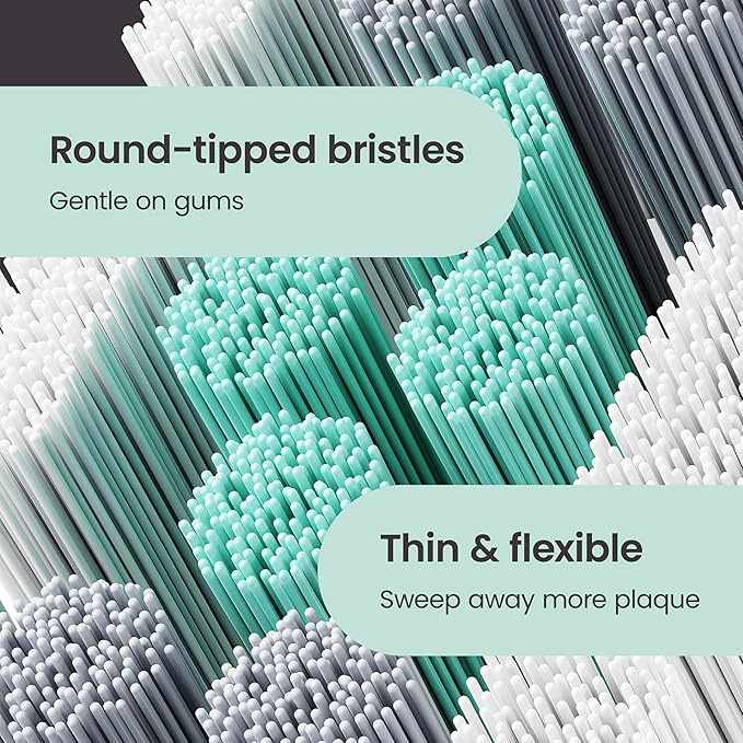 quip Ultra and Ultra Lite EasyClick Brush Pod Refill Heads - 4 Pack - Verified quip Brush Head Refills for Sonic Electric Toothbrushes - Soft Bristles, Compact - Last 3 Months Each - White