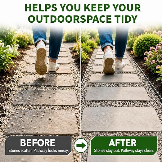 Rock Glue for Landscaping - 2 Gallon Mulch Glue and Gravel Binder | Fast-dry, non-toxic rock glue for landscaping,bonds gravel,mulch,pebbles and stones for patios,garden,paths and flower beds