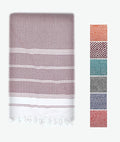 LANE LINEN Large Pool Towels, XL Beach Towel, Pre-Washed - Fired Brick | No Shrink, Quick Dry Oversized Beach Towels - 39"x71", Vacation Essential - Travel & Camping, Machine Washable, Everyday Use