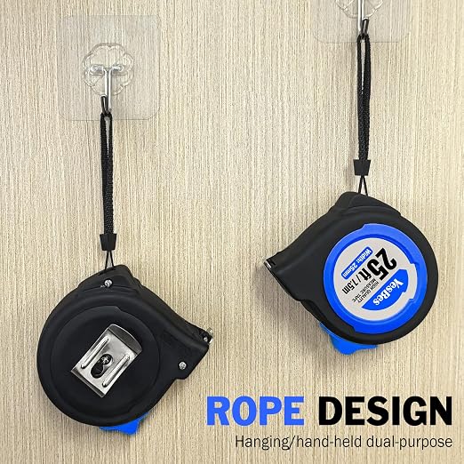 Tape Measure 25 ft, 12 Pack Bulk Easy Read Measuring Tape Retractable, Self-Locking Measurement Tape 25 FT by 1 in