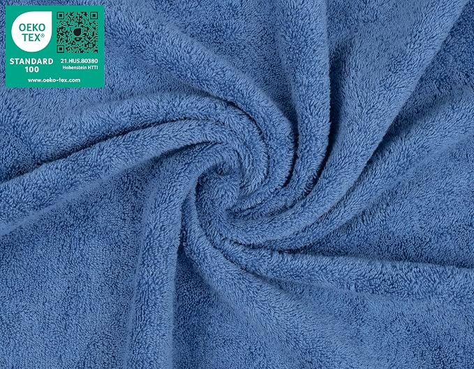 American Soft Linen 100% Cotton Luxury Turkish Towels, 4 PC Washcloth Set | Soft Absorbent Quick Dry OEKO Tex Standard 100 Certificated Durable Machine Washable Breathable Premium Hotel Quality