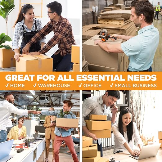 Tape King Clear Packing Tape | 110 Yards Per Roll (36 Rolls) | 1.88 Inch Wide Heavy Duty Packing Tape 2.7mil Strong Adhesive for Moving Boxes, Shipping Cartons, Office Use, Storage (3960 Yards)