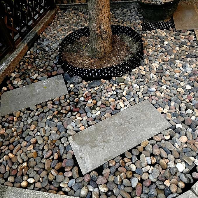 FANTIAN 20 lbs River Rocks for Landscaping, 1-2 Inch Pebbles for Plants | Natural Decorative Stones Rocks for Outdoor Garden Landscape, Aquarium, Painting, Crafting, Walkways and Yard