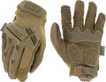 Mechanix Wear: M-Pact Tactical Gloves with Secure Fit, Touchscreen Capable Safety Gloves for Men, Work Gloves with Impact Protection and Vibration Absorption (Brown, Small)