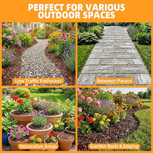 Rock Glue for Landscaping 2 Gallon, Ready-to-Use Gravel Binder for Pea Gravel & Small Stones, Fast-Drying Landscape Rock Adhesive, Weather-Resistant Stone Stabilizer for Garden Paths, Patios