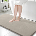 OLANLY Memory Foam Bathroom Runner Rugs 59x24, Long Bath Mats, Warm Taupe | Soft Quick Dry Bath Mats, Non-Slip, Absorbent Machine Washable Mat for Bathroom Floor, Tub and Shower, Home Decor Accessories