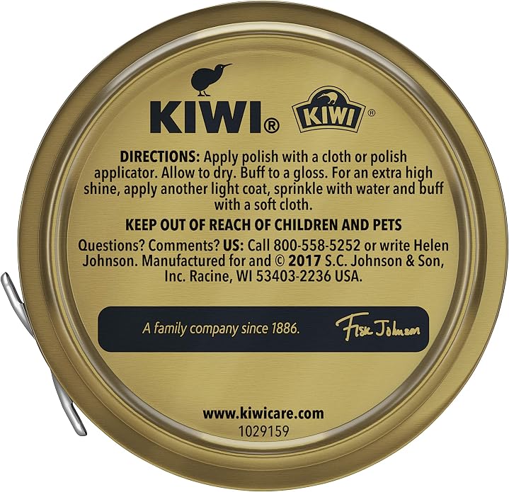 Kiwi Shoe Polish Cordovan Can, 1.125 OZ (Pack - 6)