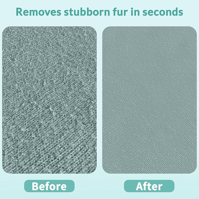 Deep Cleaner Pro Pet Hair Remover 10-Pack Mega Value Set - Carpet Rake & Multi-Surface Scraper for Dog & Cat Hair on Rugs, Couches, Pet Towers, Car Seats, Stairs & Clothing - Reusable Travel-Size
