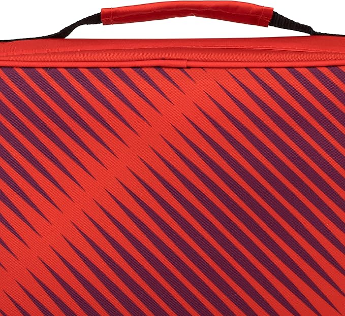 Five Star Zipper Binder, 2 Inch 3-Ring Binder with Round Rings, 5-Tab Expanding File, 380 Sheet Capacity, Fire Red (72538) (Pack of 4)