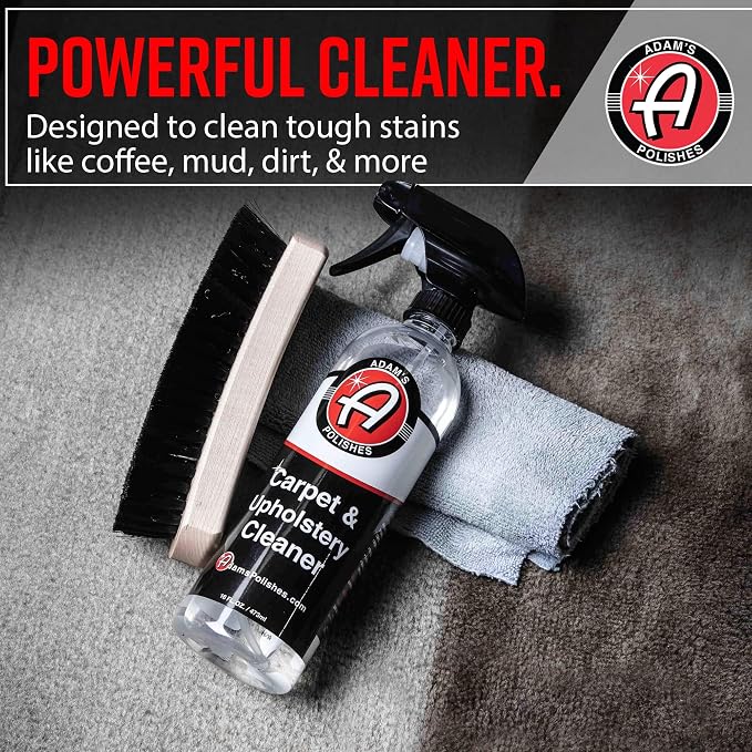 Adam's Polishes Carpet Brush Total Refill Kit - A Cleaning Tool Attachment For Scrubbing/Cleaning Carpet, Upholstery, Leather Seats & Chairs, Floor Mats, Trunk, Interior Boat, RV & Car Accessories