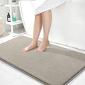OLANLY Memory Foam Bathroom Runner Rugs 44x24, Long Bath Mats, Warm Taupe | Soft Quick Dry Bath Mats, Non-Slip, Absorbent Machine Washable Mat for Bathroom Floor, Tub and Shower, Home Decor Accessories