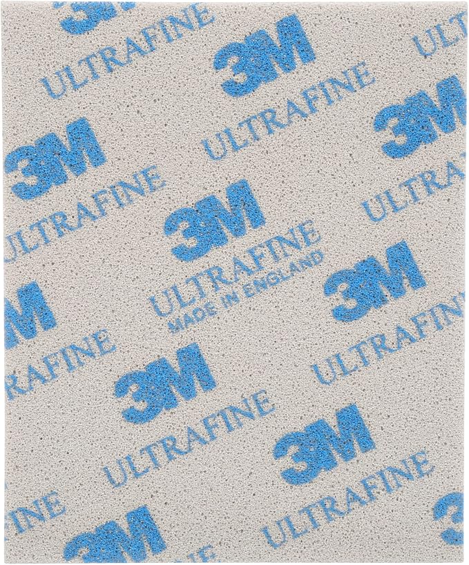 3M Softback Sanding Sponge 02601, 4 1/2 x 5 1/2 in, 20 Pack, Ultrafine Grit, Fast Cutting
