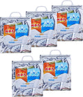 Superio Hot and Cold Insulated Bags for Food Delivery, Grocery Shopping Bags, Food Storage for Hot and Frozen Food for Travel, Disposable Cooler Bag, Reinforced Thermal Lunch Bag (5, 12"x13.5")