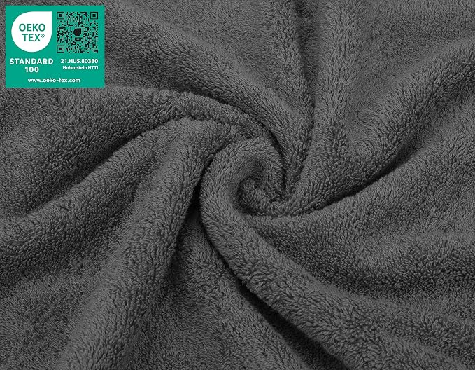American Soft Linen 100% Cotton Luxury Turkish Towels, 4 PC Washcloth Set | Soft Absorbent Quick Dry OEKO Tex Standard 100 Certificated Durable Machine Washable Breathable Premium Hotel Quality