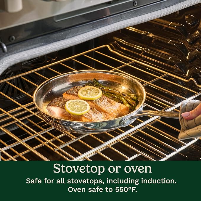 Cuisinart Chef’s Classic 11-Piece Stainless Steel Pots and Pans Set, Cookware Set Compatible with Induction, Electric, Gas Cooktops, Aluminum Core for Even Heat, Cool Grip Handles, Dishwasher Safe | Cuisinart stainless steel cookware set, dishwasher sa...