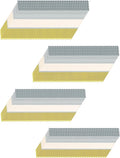 34°Framing Nails,Ring Shank,2",2-1/2",3",3-1/2":960pcs | D Head Nail Pack,Hot Dipped Galvanized Paper Tape Strip Nails,for 30 to 34 Degree Framing Nailer