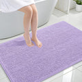 OLANLY Large Bathroom Rugs 44x32, Extra Soft Absorbent Chenille Bath Rugs, Rubber Backing Quick Dry, Machine Washable Bath Mats for Bathroom Floor, Tub and Shower, Home Decor Accessories, Lavender