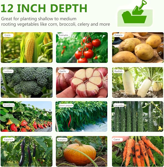 2PCS 8x4x1ft Galvanized Raised Garden Bed Kit,Metal Planter Box for Vegetables,Flowers,Herbs Durable Rust-Resistant Patio Gardening Beds,Black