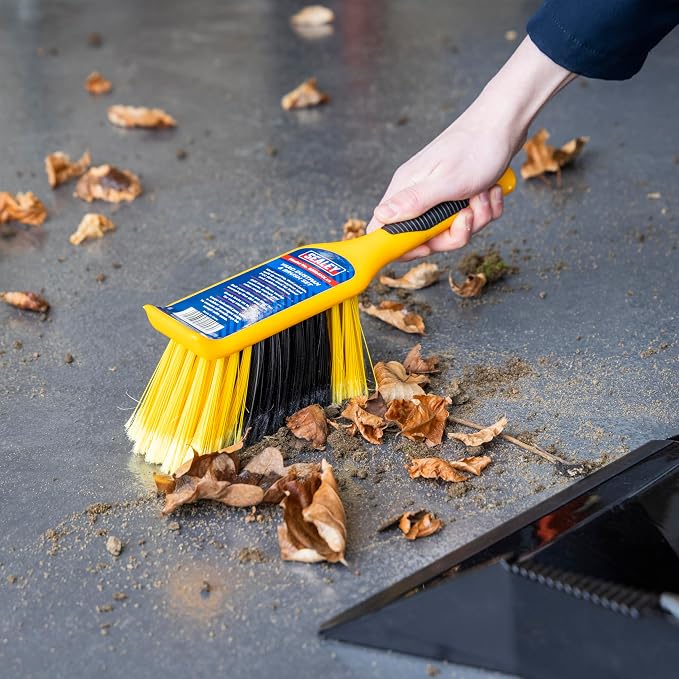Sealey BM04 Dustpan and Brush Set Composite, 102mm x 231mm x 311mm, Blue