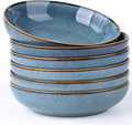 AmorArc 8.5'' Large Pasta Bowls, 36oz Ceramic Salad Serving Bowls Set of 6 for Kitchen, Wide Stoneware Bowls for Pasta,Salad,Fruit,Bread, Microwave Safe