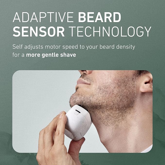 Panasonic ARC5 Palm-Sized Foil Shaver, Powerful Travel Electric Razor for Men, USB-C Charge Wet/Dry, Easy-Clean Luxury Japanese 5-Blade, Smooth & Precise Cut w/Smart Sensor (Natural Sea Stone)