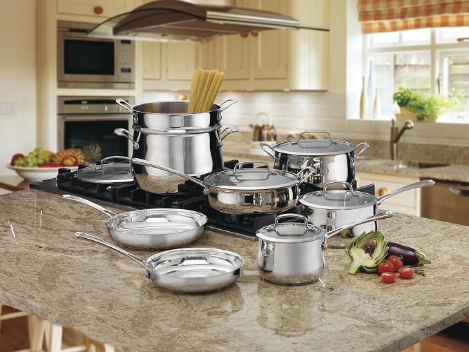 Cuisinart Contour Stainless 13-Piece Cookware Set