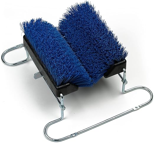 SPARTA 4042414 Spectrum Plastic Shoe Brush, Boot Brush, Shoe Polish Brush With Non-Absorbent For Cleaning, 16.5 X 14.75 X 7 Inches, Blue