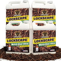 Lockscape Mulch Glue for Landscaping (4 Gallon) - Lasts Up to 2 Years, Non-Toxic, Ultra Concentrated Landscape Binder - Strong Mulch and Rock Glue for Landscaping Pea Gravel, Pine Straw & More