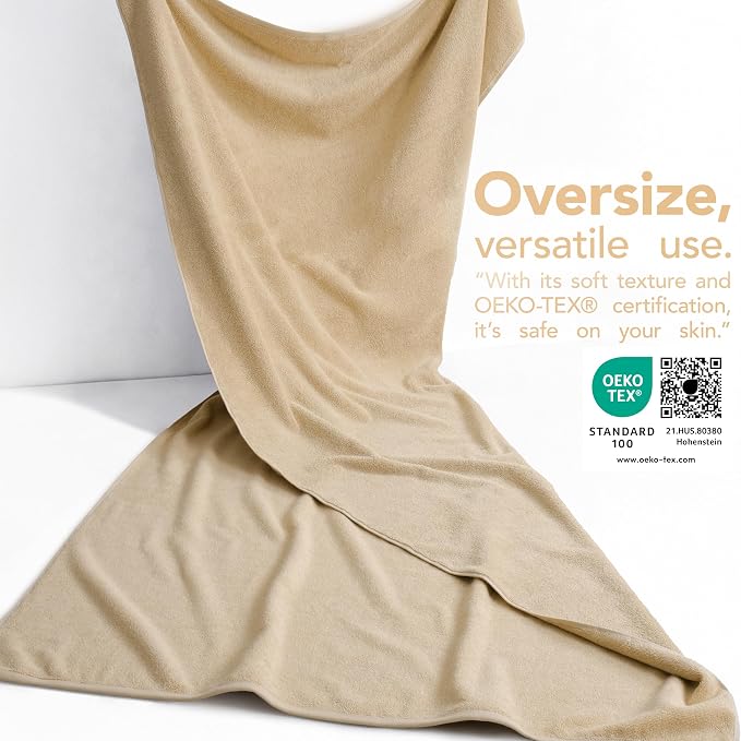 American Soft Linen 100% Cotton Luxury Turkish Towels, 40x80 XL Bath Sheet | Soft Absorbent Quick Dry OEKO Tex Standard 100 Certificated Durable Machine Washable Breathable Premium Hotel Quality