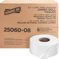 Genuine Joe - GJO2506008 Jumbo Dispenser Roll Bath Tissue (Pack of 8)