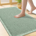 Smiry Waffle Bath Mat 24x16, Extra Soft Absorbent Bathroom Rugs, Non Slip Machine Washable Quick Dry Bath Rugs for Bathroom Floor, Tub, Shower, Home Decor Accessories, Sage Green
