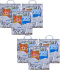Superio Hot and Cold Insulated Bags for Food Delivery, Grocery Shopping Bags, Food Storage for Hot and Frozen Food for Travel, Disposable Cooler Bag, Reinforced Thermal Lunch Bag (6, 12"x13.5")