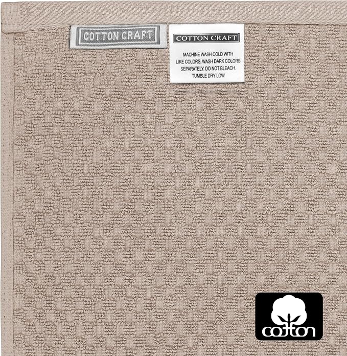 COTTON CRAFT Hooded Bath Towel for Adults – 2 Pack 100% Cotton Bath Sheet | Waffle Weave Oversized 35x70 inch Ringspun Terry Bath Wrap with a hood - Soft Super Absorbent Quick Dry – 450 GSM – Linen
