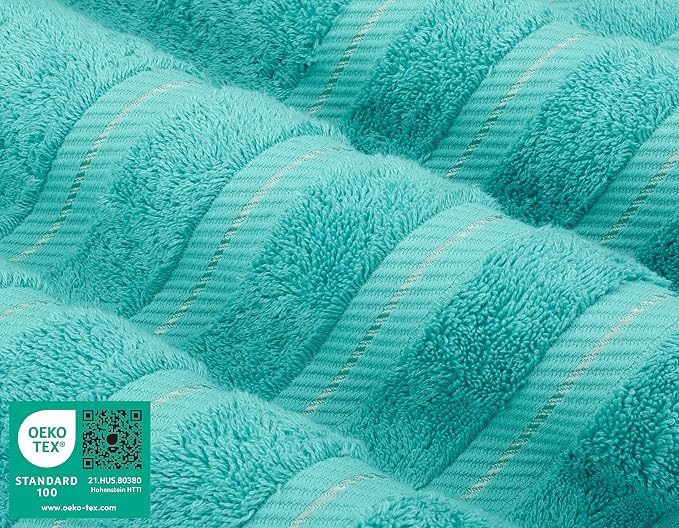 American Soft Linen 100% Cotton Luxury Turkish Towels, 3 Piece Towel Set | Soft Absorbent Quick Dry OEKO Tex Standard 100 Certificated Durable Machine Washable Premium Hotel Quality