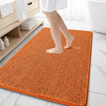 OLANLY Large Bathroom Rugs 59x35, Extra Soft Absorbent Chenille Bath Rugs, Rubber Backing Quick Dry, Machine Washable Bath Mats for Bathroom Floor, Tub and Shower, Home Decor Accessories, Clay