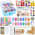 Myzzxt Resin Decoration Accessories Kit,Supplies Kit for Beginner,with Dried Flowers,Butterfly Stickers,Mica Powder and Fillers,Measuring Cups Tool Kit,for Resin Jewelry Making