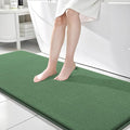 OLANLY Memory Foam Bathroom Runner Rugs 70x24, Long Bath Mats, Olive Green | Soft Quick Dry Bath Mats, Non-Slip, Absorbent Machine Washable Mat for Bathroom Floor, Tub and Shower, Home Decor Accessories