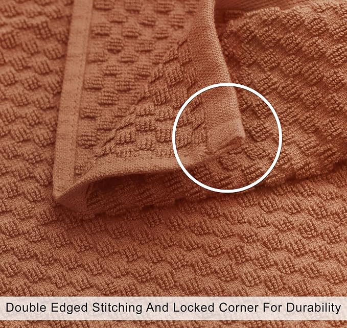 COTTON CRAFT Hooded Bath Towel for Adults – 100% Cotton Waffle Weave Towel | Oversized 35 x 70 inches Ringspun Terry Bath Sheet Wrap with a hood - Soft Super Absorbent Quick Dry – 450 GSM – Mocha