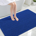 OLANLY Large Bathroom Rugs 44x32, Extra Soft Absorbent Chenille Bath Rugs, Rubber Backing Quick Dry, Machine Washable Bath Mats for Bathroom Floor, Tub and Shower, Home Decor Accessories, Royal Blue