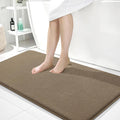 OLANLY Memory Foam Bathroom Runner Rug 44x24, Absorbent Long Bath Mat, Tan | Soft Quick Dry Bath Mat Rugs, Non-Slip, Machine Washable Mat for Bathroom Floor, Tub and Shower, Home Decor Accessories