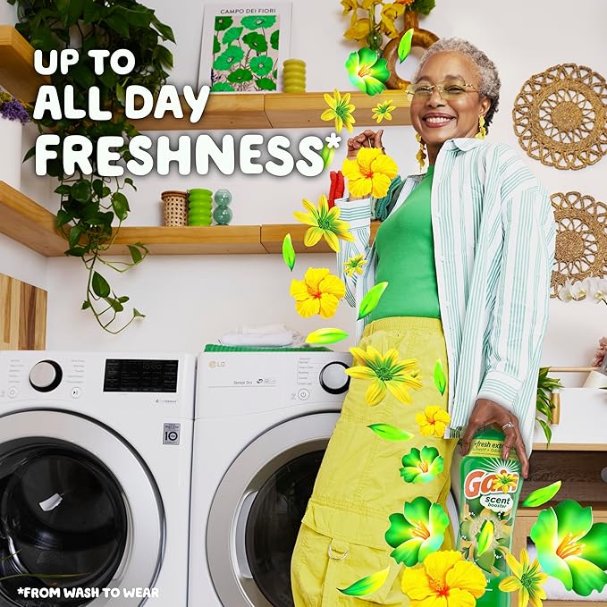 Gain Laundry Bundle: Gain Flings Laundry_Detergent Pacs (2x35ct), Dryer Sheets (2x34ct), Fireworks Laundry-Scent Booster Beads (14.8oz)(Pack of 2)