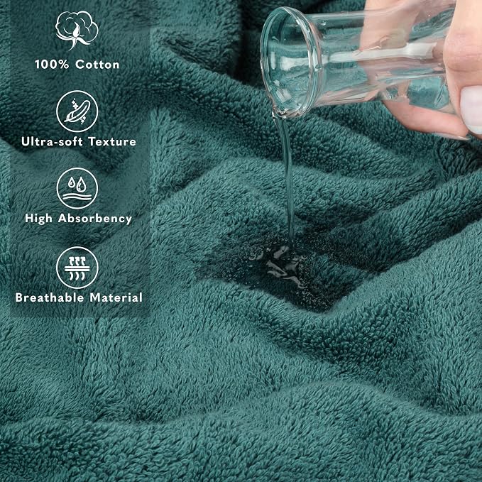 American Soft Linen 100% Cotton Luxury Turkish Towels, 35x70 XL Bath Sheet | Soft Absorbent Quick Dry OEKO Tex Standard 100 Certificated Durable Machine Washable Breathable Premium Hotel Quality