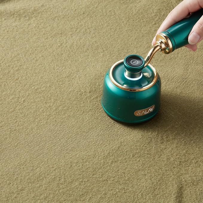 SALAV LR-900 Retro Edition Fabric Shaver and Lint Roller (Emerald)