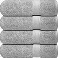 Infinitee Xclusives 100% Ring-Spun Cotton Bath Towels for Bathroom - Pack 4 | Luxury Super Soft, Absorbent & Quick-Drying |27x54 inches| Large Bathroom Towels Set |600 GSM| Gym, Shower, Spa & Hotel Use