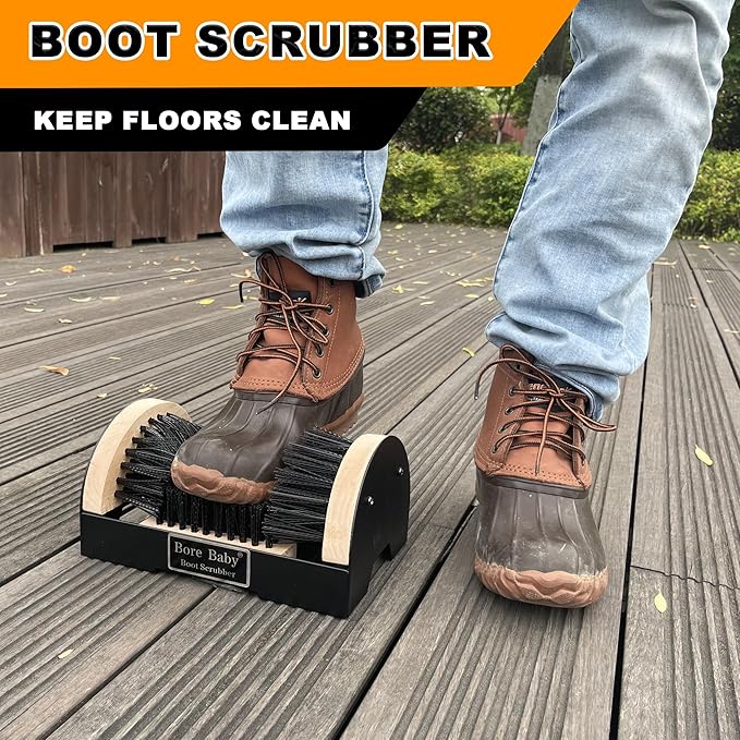 Boot Scrubber - Outdoor Heavy Duty Boot Scraper Brush & Shoe Mud Cleaner