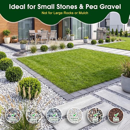 Teexpert 2 Gallon Rock Glue for Landscaping – Strong Pea Gravel Binder & Stone Adhesive for Walkways, Yards, Patios, and Decorative Driveway Edges
