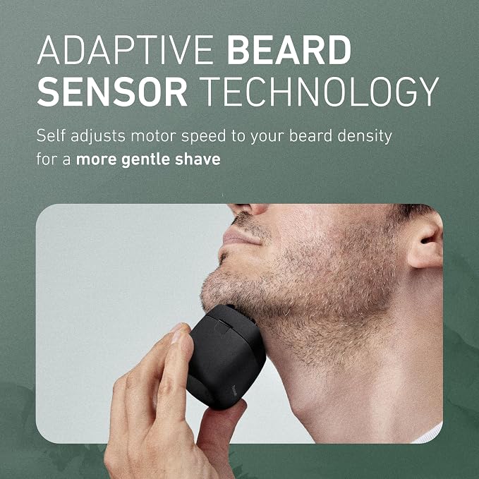 Panasonic ARC5 Palm-Sized Foil Shaver, Handheld Luxury Compact Travel Shaver with 5-Blade Cutting System and USB-C Charging, Wet/Dry Electric Razor for Daily Shaving Routine - ES-PV3A-K