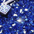 NUPICK 10 Pound Fire Glass, 1/4 Inch Reflective Fire Pit Glass Rocks
